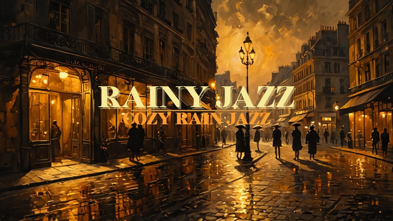 Rainy Day in Paris | Jazz Piano Ambience for Deep Focus