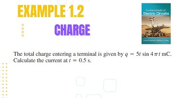 Example 1.2 | Charge | Fundamental of Electric Circuits by Charles Alexander