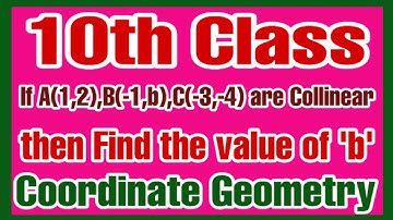 collinear points coordinate geometry 10th class mathematics  సరేఖీయ బిందువులు