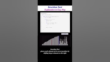 Insertion Sort Explained in the Easiest Way Possible🔥 #shorts #youtubeshorts #viral #coding #dsa