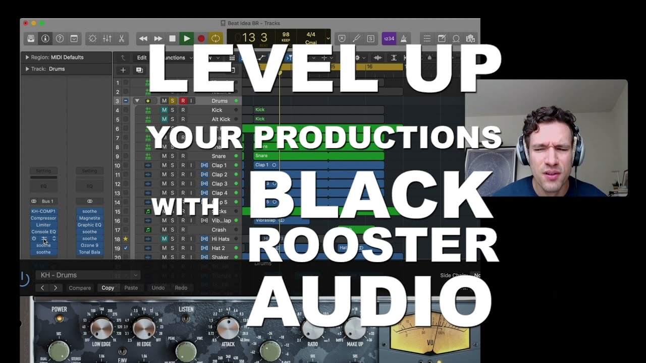Level up your productions with Black Rooster Audio!