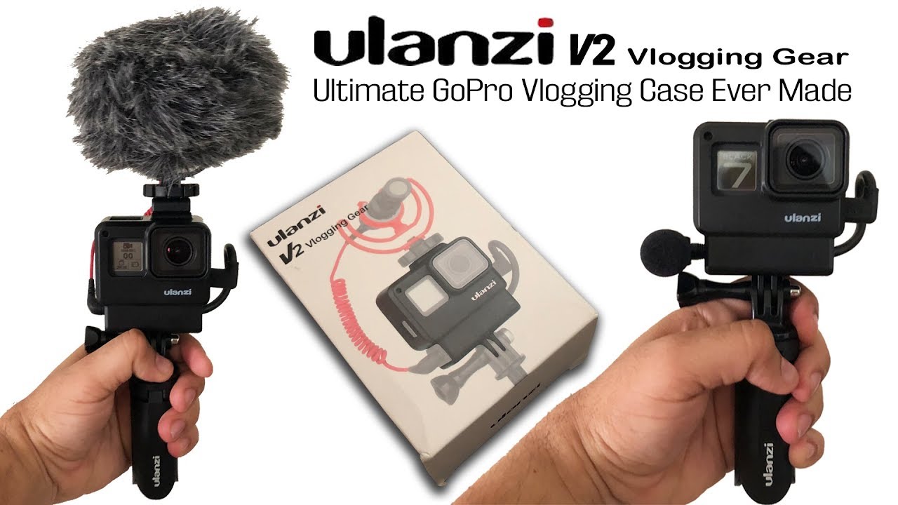 Best GoPro Hero 7 Vlogging Setup ever with Ulanzi V2 vlogging case for  GoPro Hero 7 / 6 / 5 - YouTube