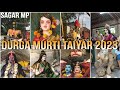 Durga murti taiyar 2023 sagar mp vishwakarmaart mahakali durga murti making 2023  artist vlog