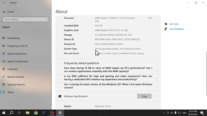MICROSOFT Windows 10 – How to Check if Your Computer is 32 or 64 Bit