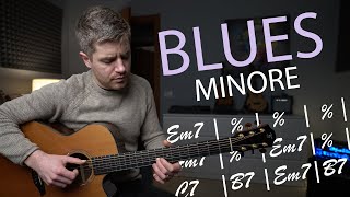 Video thumbnail of "L' Insuperabile Blues Minore (Fingerstyle Blues in Mi Minore)"