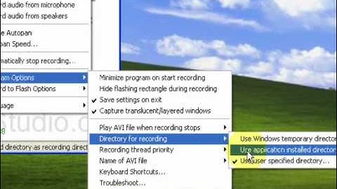 Camstudio Basics - How to specify a directory to save camstudio recordings