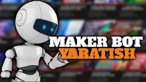 #YalqovKoder | Maker bot yasash | 1-Qism | #bot #makerbot #rek #respect