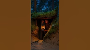 Ret ke neeche banaya Secret Shelter | No One Can Find me #bushcraft #survivalskills