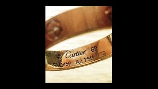 cartier 750 ring leve