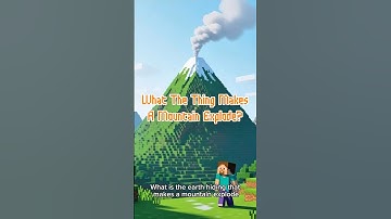 🌋 What Triggers a Volcano Eruption?