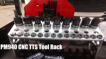 Tormach TTS tool holder rack