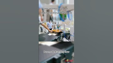 Semi automatic line of box production line