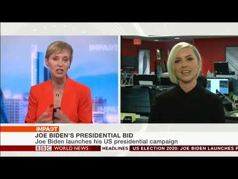 Sister District discusses Joe Biden on BBC World News –