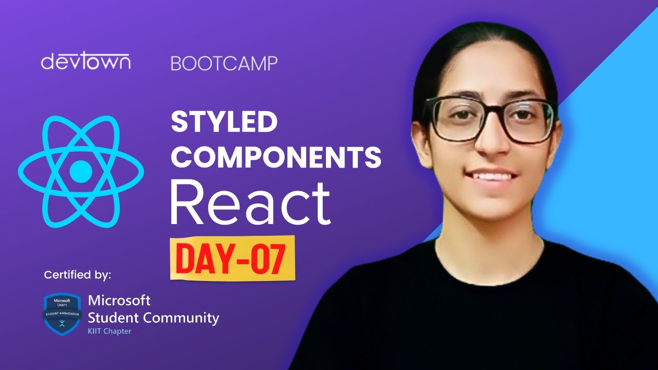 Let's Go Styled Components with React | Free Bootcamp | Day 07 - YouTube
