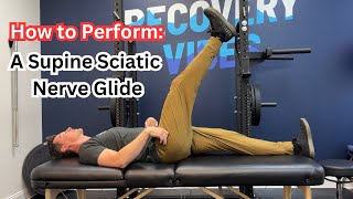 How to Perform a Supine Sciatic Nerve Glide by GoTherex | Personalized Training 28 views 1 month ago 1 minute, 15 seconds