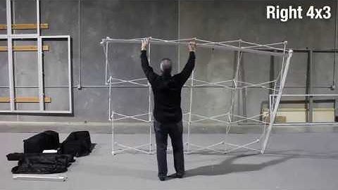 SEG Pop Up Trade Show display 20ft LED Backlit Flat Display by youhuge.com