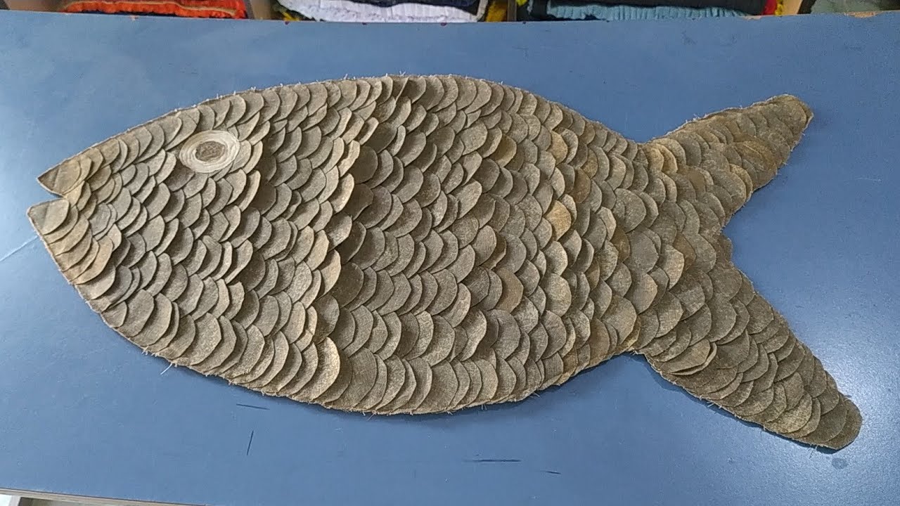 TAPETE DE PEIXE ESCAMAS MAIS FÁCIL DO MUNDO 🐟
