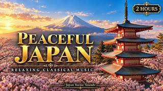 Peaceful Classical Masterpieces (2 Hours) | Beautiful Spring Japan 🌸 Relaxing Music