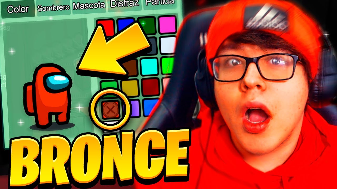 NUNCA USES el COLOR BRONCE SECRETO en AMONG US A LAS 3 AM 😱😰 | Fue muy