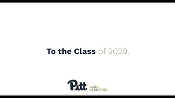 A Message to the Class of 2020 from the Pitt Alumni Association