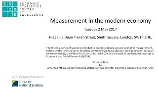 ESCoE - Measurement in the modern economy -  Jonathan Athow (ONS)