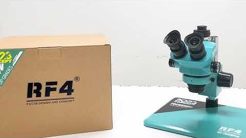 #rf4  Newly #microscope  Knob 6 Gears Accurately Lock 7-50X Magnification Zoom Triocular RF-7050PRO