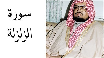 سورة الزلزلة علي جابر