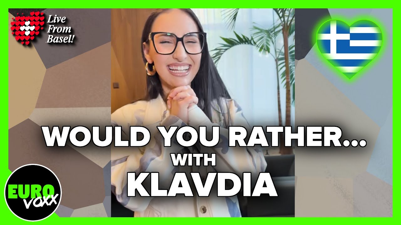 KLAVDIA from GREECE plays WOULD YOU RATHER... // Greece Eurovision 2025