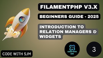Filament PHP Tutorial for Beginners | Intro to relationship manager & widgets | #3
