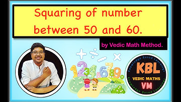 FIND SQUARING OF NUMBERS BETWEEN 50 AND 60 IN 1 MINUTE BY #vedicmaths  |