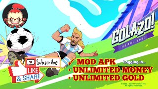 game sepakbola mod android online - GOLAZO FOOTBALL LEAGUE mod unlimited money and gold screenshot 3