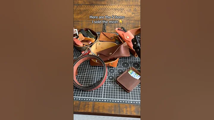 Top 5 Best Selling Handmade Leather Goods after 1 year #smallbusiness #leathercraft #top5