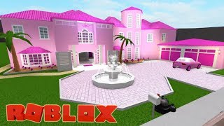 Barbie Dream House Speedbuild in Roblox Bloxburg