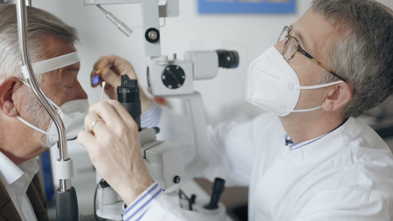 Harry Wijnvoord beim Augenarzt