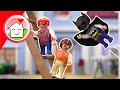 Playmobil Familie Hauser - Spiderman Batman Superhelden Geschichte mit Anna und den Zwillingen