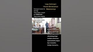 Lagu Golongan Hewan Berdasarkan Makanannya