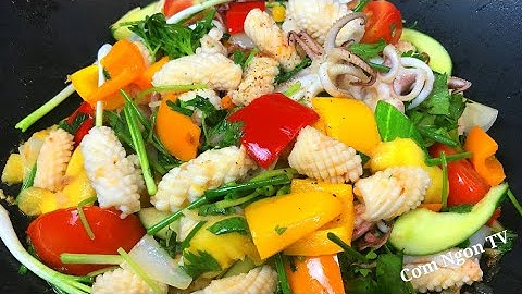 Mẹo XÀO MỰC giòn sần sật, thơm ngọt, không chảy nước