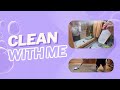 Clean With Me | Bathroom Cleaning + Sweeping &amp; Mopping Floors