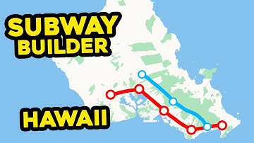 Expanding My HAWAII Subway Network in Subway Builder