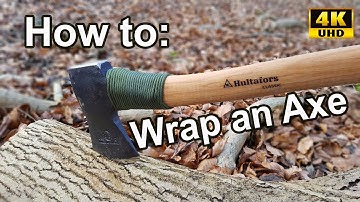 How to Wrap an Axe Handle with Paracord