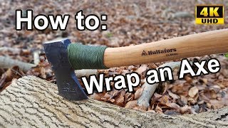 How to Wrap an Axe Handle with Paracord