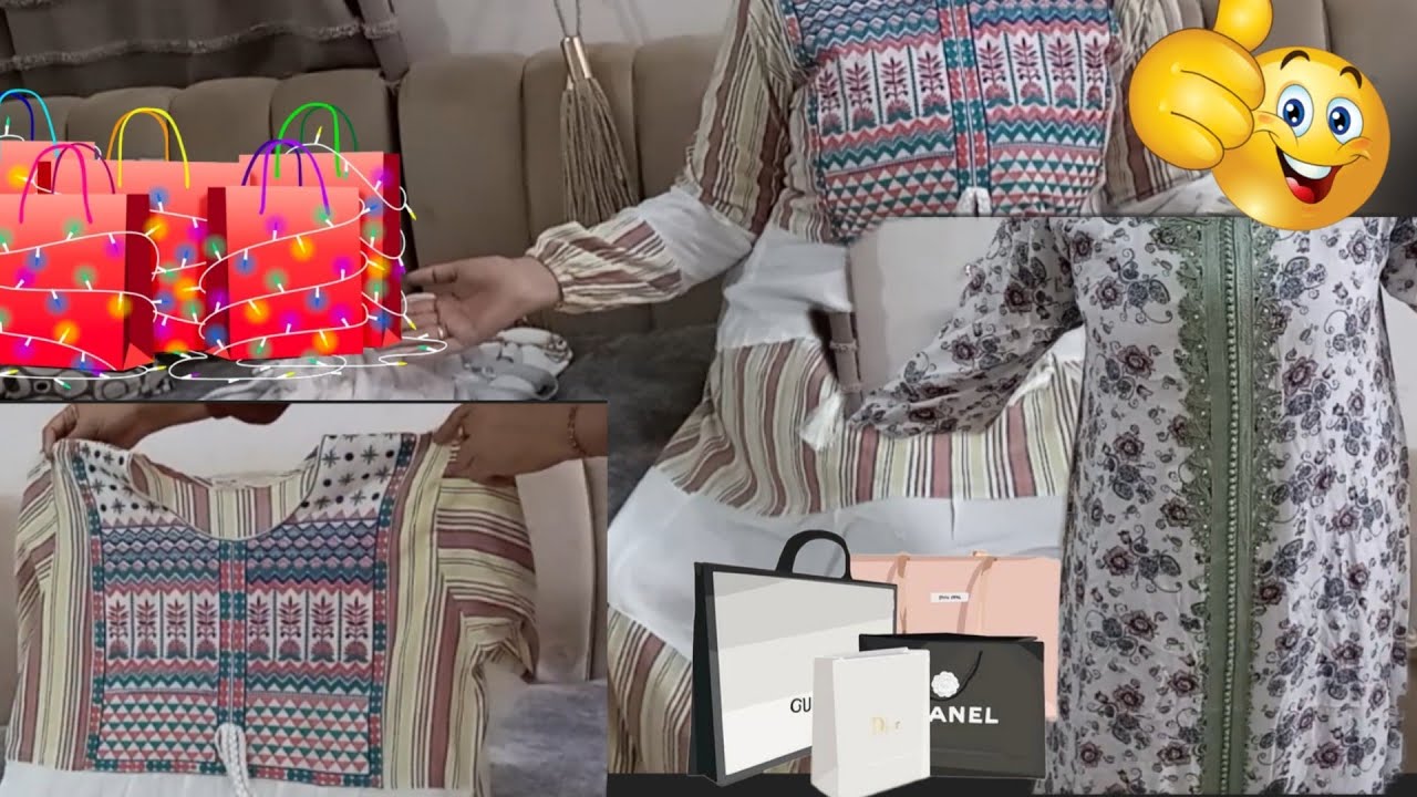 وصلت ملابس العيد ليا🙈✨ مفأجاة مكنتش اتوقع تحصلي 🎀 اخيرا افتكرت نفسي ودلعتها 😁