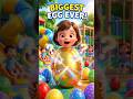 🌈Color Surprise Eggs for Kids, Learn Colors Giant Eggs! #LearnColors #ColorsForKids #ToddlerLearning