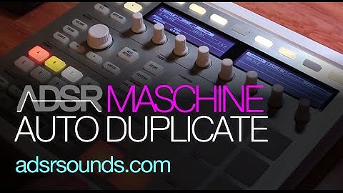 MASCHINE Arranging Tip - Automatically Duplicate Patterns