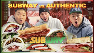 Is SUBWAY’s Italian BETTER Than an AUTHENTIC Italian Sandwich? w/@Yamibuy