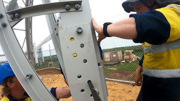 lattice tower build king island