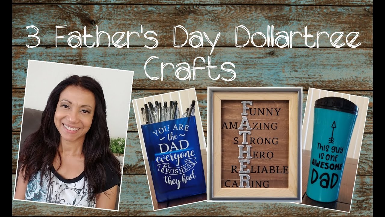 DIY Dollar Tree Father's Day Gifts YouTube