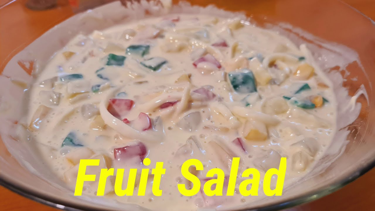 Fruit Salad Recipe YouTube