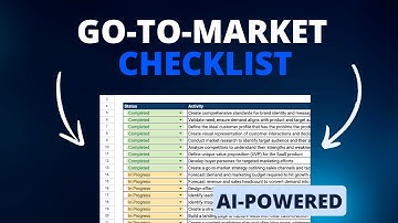 How to create a custom go-to-market checklist using AI