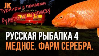 🟠🐠Озеро Медное после Норвежское море фарм серебра🐠🟠Рулетка для подписчиков🟠Русская Рыбалка 4🟠#рр4